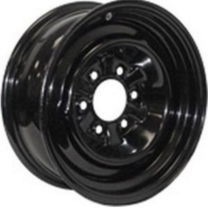 Picture of Americana  15" x 6" 6-Lug Black Trailer Wheel 20514 17-0331                                                                  