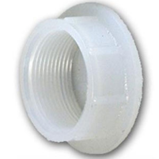 Picture of Ameri-Kart  White Polyethylene 1-1/4" Raised Slip Holding Tank Fitting 061 69-8376                                           