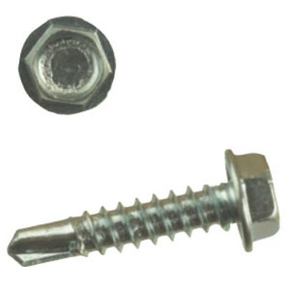 Picture of AP Products  100-Pack 8" X 3/4"L Unslotted Hex Washer Head Screw 012-DP100 8 X 3/4 69-0051                                   