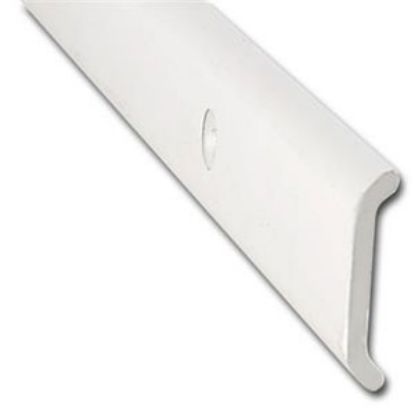 Picture of AP Products  1-1/32"W x 1/6"T x 16'L Polar White Aluminum Flat Trim 021-87201-16 20-6998                                     