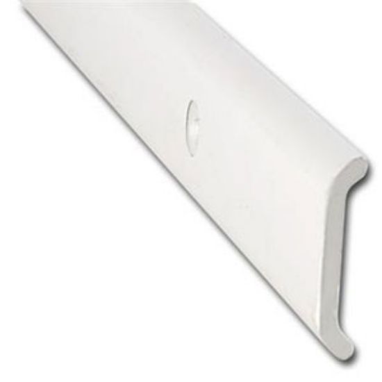 Picture of AP Products  1-1/32"W x 1/6"T x 8'L Polar White Aluminum Flat Trim 021-87201-8 20-6999                                       