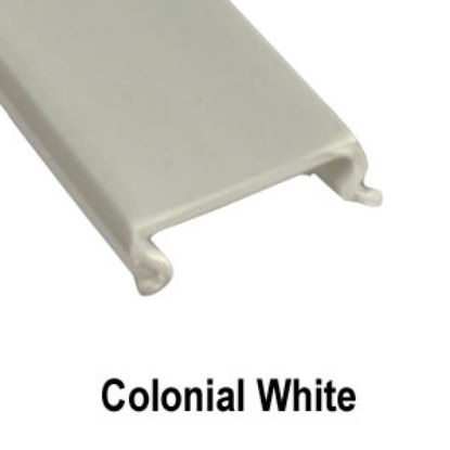Picture of AP Products  5-Pack Colonial White Plastic 5/8"W X 8'L Trim Molding Insert 011-358-5 20-1548                                 