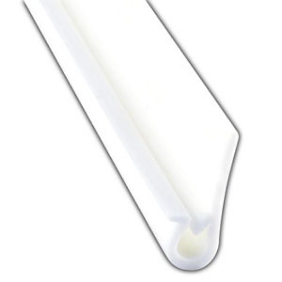 Picture of AP Products  White 1-3/16"W x 3/8"H x 18'L Clip-On Seal 018-635-216 13-1454                                                  