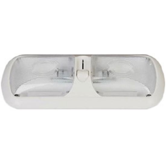 Picture of Arcon  Bright White w/ Optic Lens Double Euro Style LED Dome Light 51268 18-0936                                             