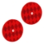 Picture of Bargman  2-Pack 3-3/16" Round Red Screw Mount Reflector 74-68-010 18-0397                                                    