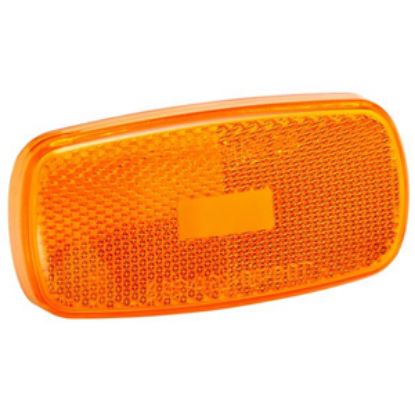 Picture of Bargman  Amber Snap-On Side Marker Light Lens For Bargman 59 Series 31-59-012 18-0183                                        