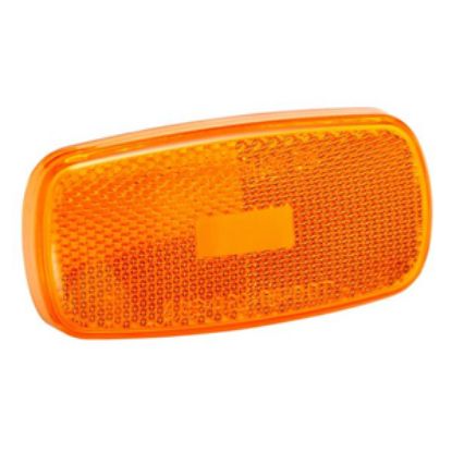 Picture of Bargman  Amber Snap-On Side Marker Light Lens For Bargman 59 Series 34-59-012 18-0588                                        