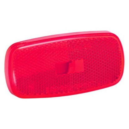 Picture of Bargman  Red Snap-On Side Marker Light Lens For Bargman 59 Series 34-59-010 18-0587                                          