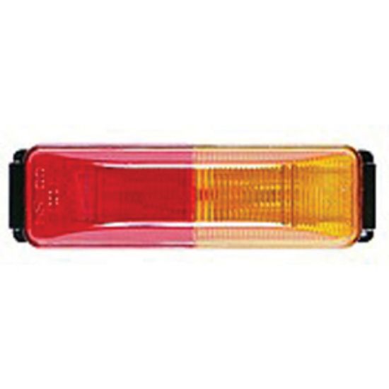 Picture of Bargman 38 Series Amber/Red 3-13/16"x1-1/4" Side Marker Light 40-38-004 18-0449                                              