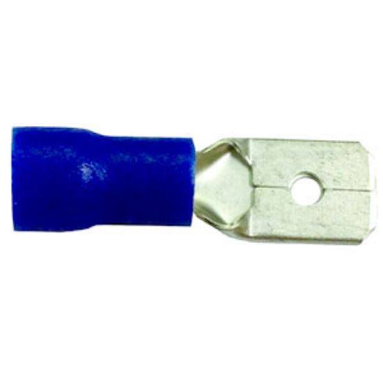 Picture of Battery Doctor  100-Pack 12-10 Ga 1/4" Vinyl Male Quick Disconnect Terminal 80292 19-3626                                    