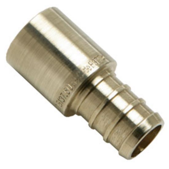 Picture of BestPEX  3/4" PEX x 3/4 MSWT Brass Fresh Water Straight Fitting 51191 72-0837                                                