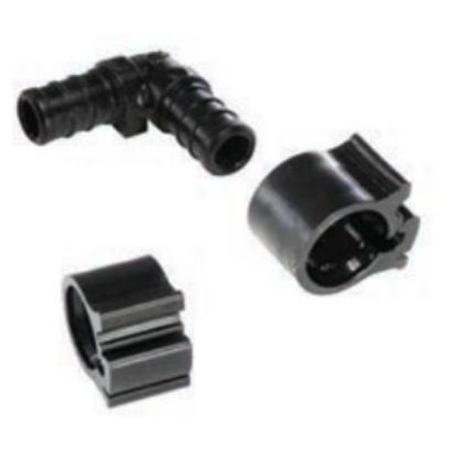 Picture of BestPEX PEXLock 3/8" PEX Fresh Water Elbow Coupler Fitting 30815 99-9203                                                     