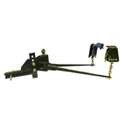 Picture of SwayPro BXW0350 Weight Distribution Hitch - 3,500 GTW / 350 TW - Clamp On Brackets With 7-Hole Shank