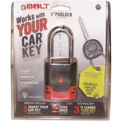 Picture of BOLT Locks  Steel Key Padlock For Late Chevy/Cadillac/Buick/GMC Model Keys 7018518 20-0862                                   