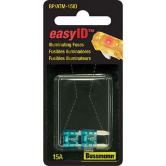 Picture of Bussman easyID 2-Pack 5A ATM Tan Blade Fuse BP/ATM-5ID 19-2725                                                               