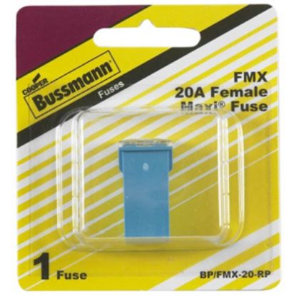 Picture of Bussman Maxi (R) 20A Yellow Blade Fuse BP/MAX-20-RP 19-3437                                                                  