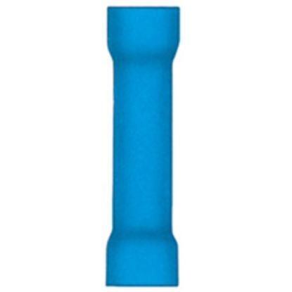 Picture of Camco  5/pk Blue 16-14 Ga Nylon Butt Connector 63491 19-7740                                                                 