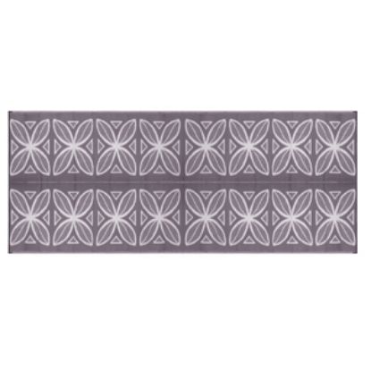 Picture of Camco  8' x 20' Charcoal Botanical Reversible Camping Mat 42833 01-2943                                                      