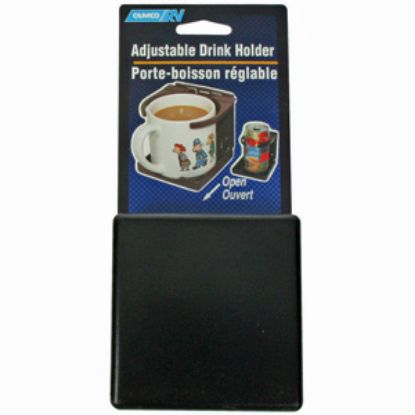 Picture of Camco  Black Adjustable Drink Holder 44044 03-0961                                                                           