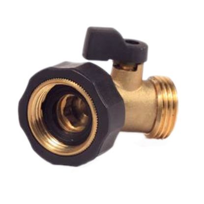 Picture of Camco  Brass 45 Deg Hose Shut-Off Valve 20173 10-0577                                                                        