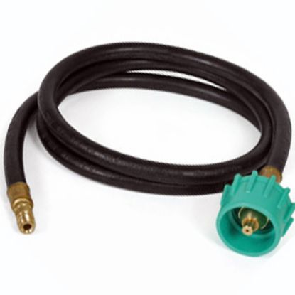 Picture of Camco  Type 1 ACME Nut x 1/4" Inverted Male Flare 60"L LP Feed Hose 59193 06-0499                                            