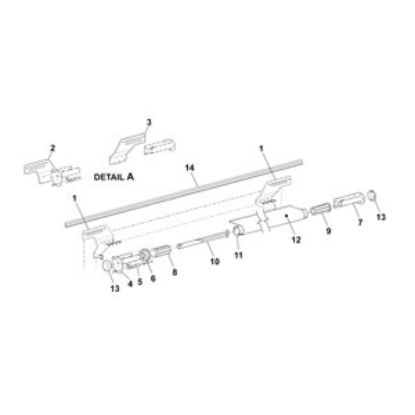 Picture of Carefree  White Plastic Awning End Cap For SOK R00958WHT 37-1105                                                             