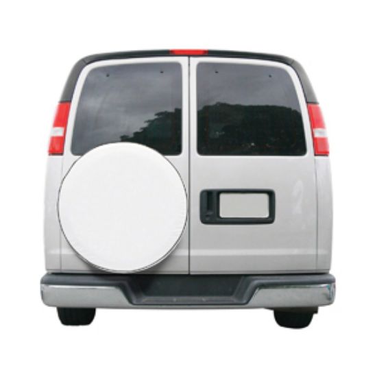 Picture of Classic Accessories  White 30" to 30-3/4" Diam Spare Tire Cover 75160 01-3824                                                