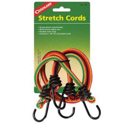 Picture of Coghlan's  2-Pack 20" Bungee Cord w/Plastic Coated Hooks 512 03-1919                                                         