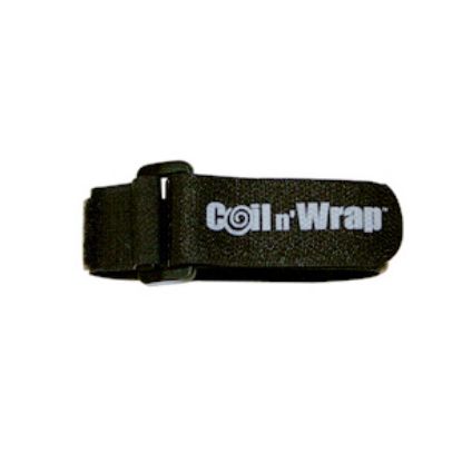 Picture of Coil n' Wrap  10" L Black Awning Arm Safety Strap 006-6 01-0663                                                              