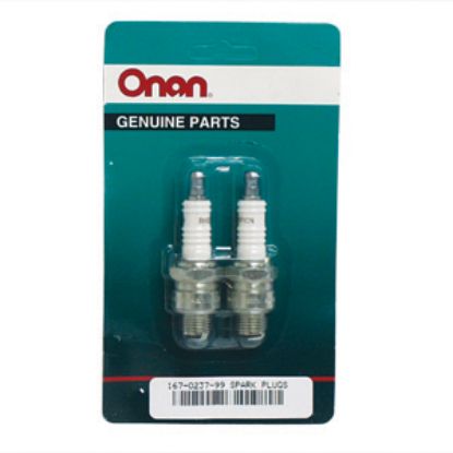 Picture of Cummins Onan  2-Pack Spark Plug for Cummins Generators 167-0237-99 48-2061                                                   