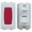 Picture of Diamond Group  14V Red Indicator Light w/White Case DG1214VP 19-2037                                                         