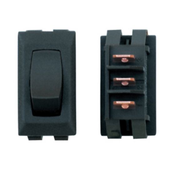 Picture of Diamond Group  1-Piece Black SPST Rocker Switch DG26UVP 19-2069                                                              