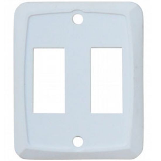 Picture of Diamond Group  3-Pack White Double Opening Switch Plate Cover DG201PB 69-8864                                                