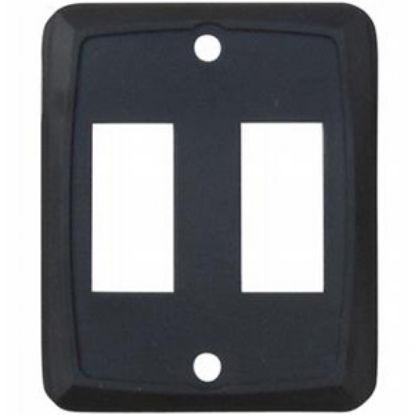 Picture of Diamond Group  Black Double Opening Switch Plate Cover DG215VP 19-1986                                                       