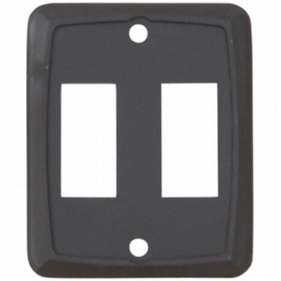 Picture of Diamond Group  Brown 125V/ 16A SPST Double Rocker Switch w/ Bezel DGZ721VP 19-5025                                           