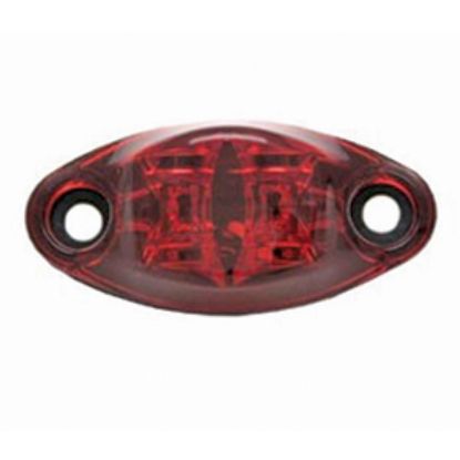 Picture of Diamond Group  Red 2-5/8"L x 1-1/4"W x 3/4"D LED Side Marker Light DG52438VP 18-2219                                         