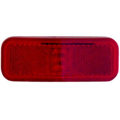 Picture of Diamond Group  Red 4"W x 1.5"H LED Side Marker Light DG52719VP 18-2289                                                       