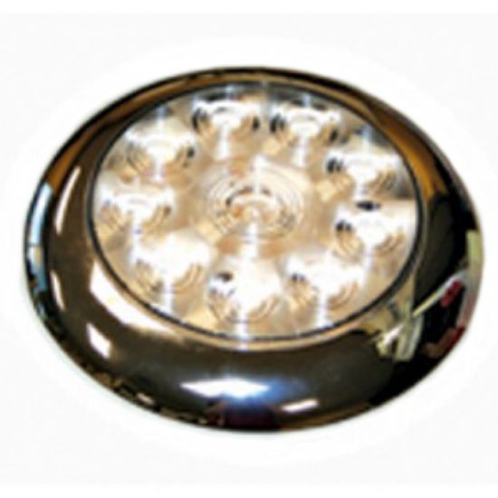 Picture of Diamond Group  Single 5-5/8"Diax3/4"D White 0.14 Amps LED Utility Light DG52528VP 18-2239                                    