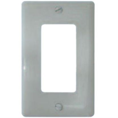 Picture of Diamond Group  White 1 Decor Opening Switch Plate Cover 59939 69-8803                                                        