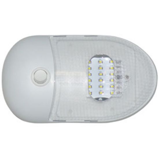 Picture of Diamond Group  White Single Warm White LED Dome Light DG654291VP 18-5025                                                     