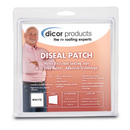 Picture of Dicor  6" x 6" Patch Aluminum Foil Roof Repair Tape 522AF-66-1C 13-1304                                                      