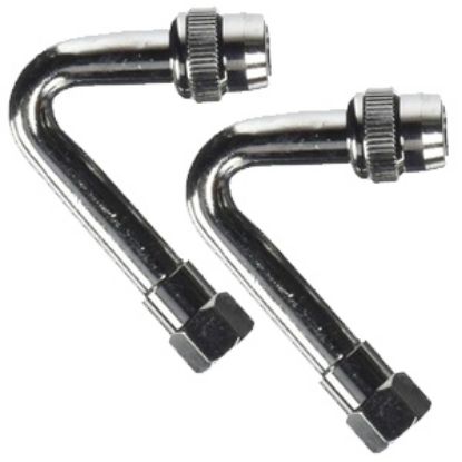 Picture of Dicor Air-Gard (TM) Set-2 45 Deg Nickel Plated Brass Valve Stem Extension AG45-C 17-1030                                     