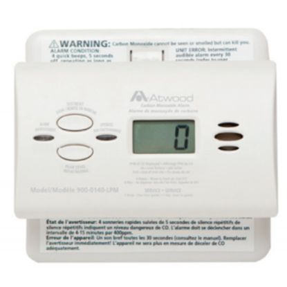 Picture of Dometic  White Battery Carbon Monoxide Detector w/ Display 32703 03-0546