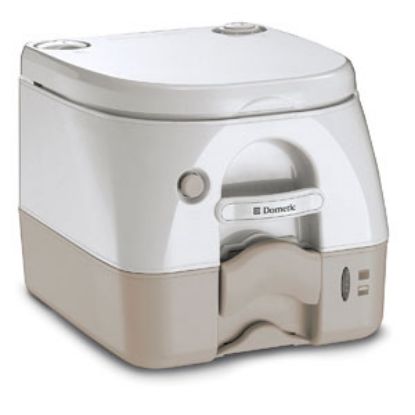 Picture of Dometic 972 Model 2.6 Gal Tan Portable Toilet 301097202 12-0020