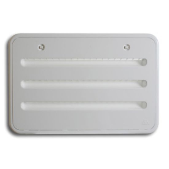 Picture of Dometic Helium White Polypropylene Refrigerator Side Vent For Atwood 13001 22-0684