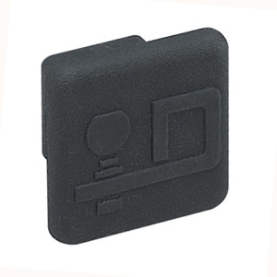 Picture of Draw-Tite  1-1/4" Black Draw-Tite Rubber Hitch Cover 2211 14-7326                                                            