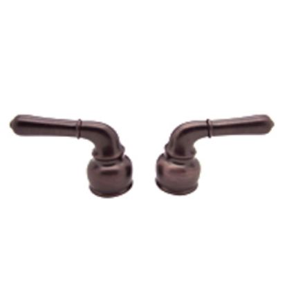Picture of Dura Faucet  2-Pack Oil Rub Bronze Zinc Teapot Style Lever Faucet Handle DF-RKCM-ORB 10-9005                                 