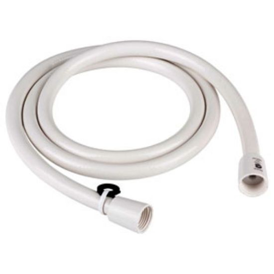 Picture of Dura Faucet  60"L White Shower Head Hose DF-SA230-WT 10-1242                                                                 