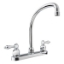 Picture of Dura Faucet  Chrome w/Levers 8" Kitchen Faucet w/Hi-Arc Spout DF-NMK330-CP 10-0342                                           