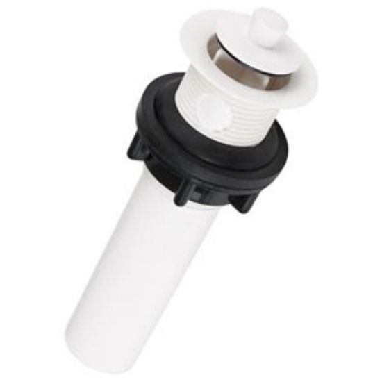 Picture of Dura Faucet  White Sink Drain w/o Overflow DF-PU200-WT 10-1199                                                               